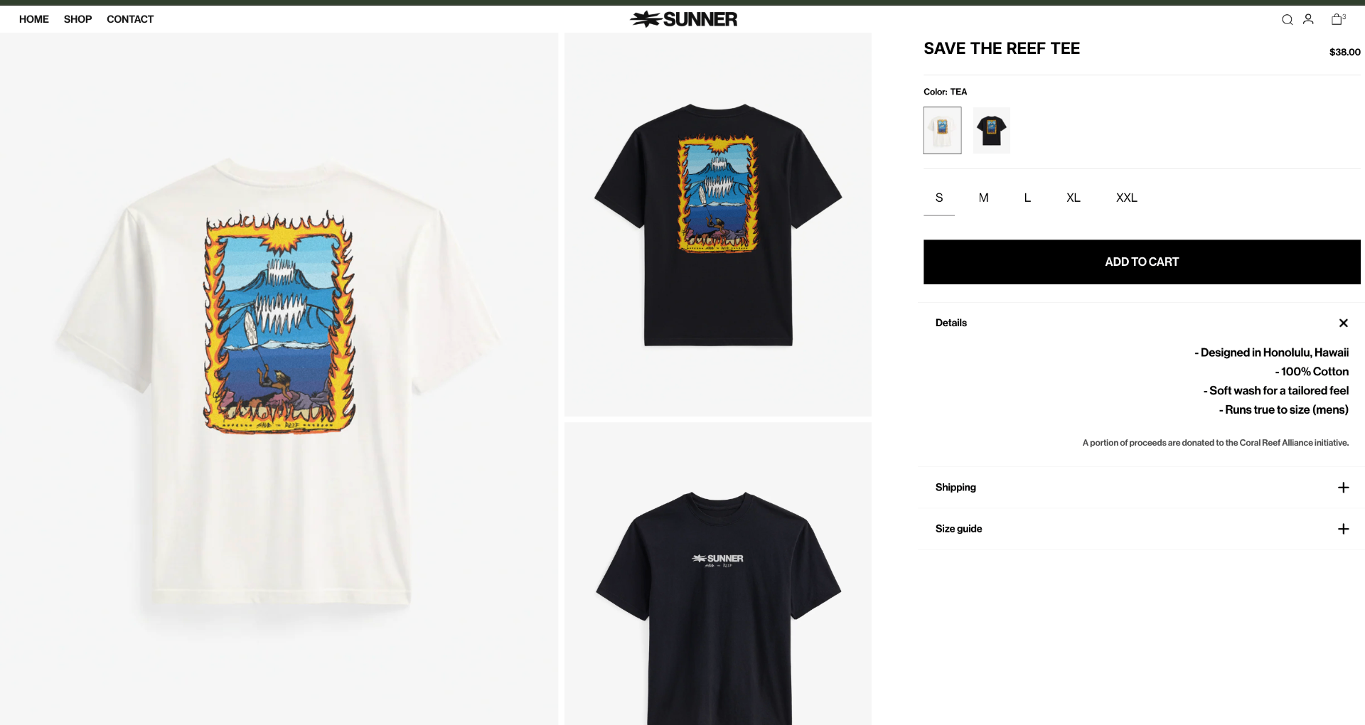 Sunner — Product Page
