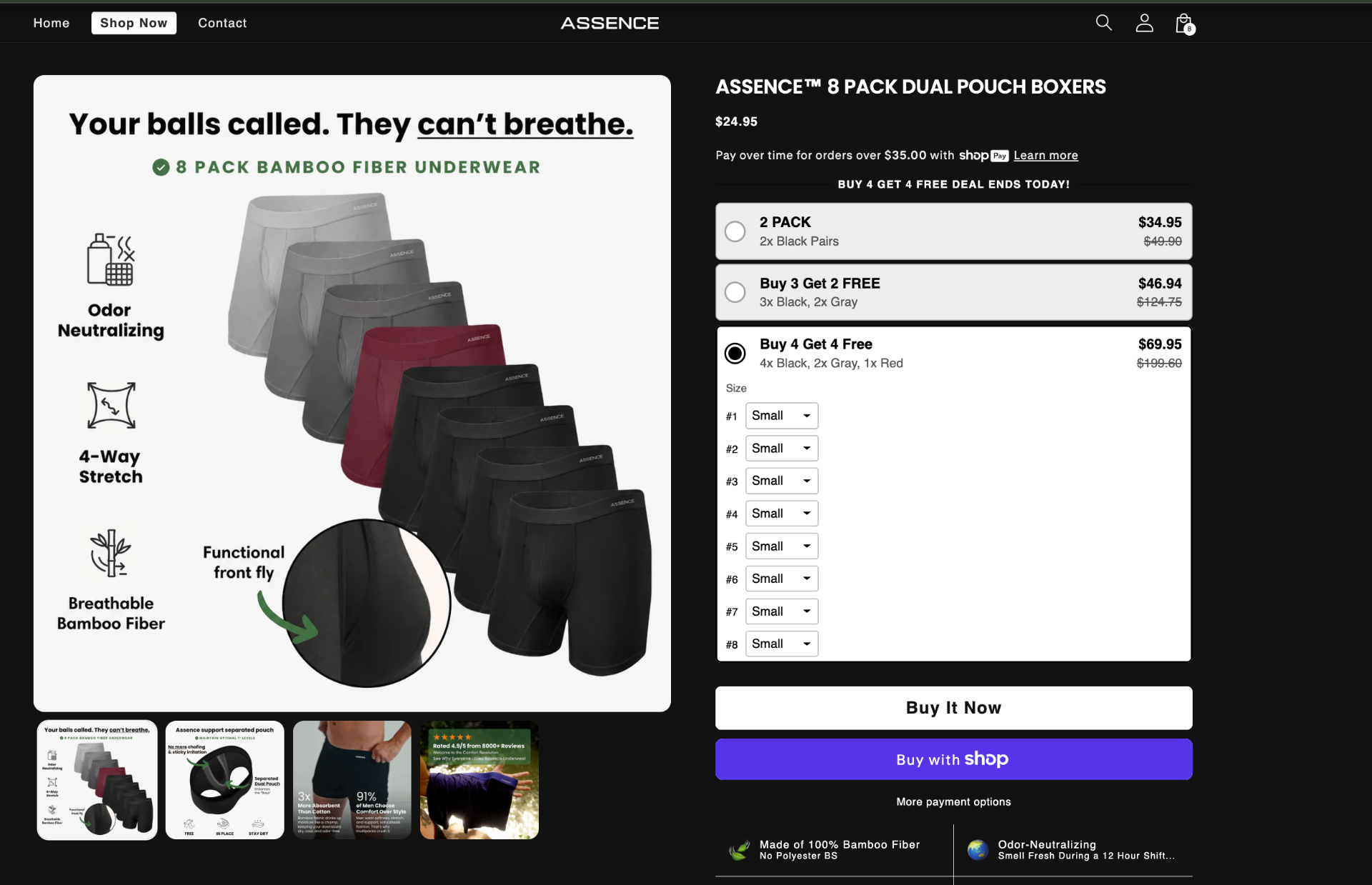 Assence — Product Page